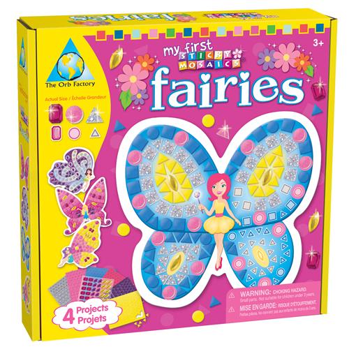 Orb Factory Loisir Créatif My First Sticky Mosaics Fées